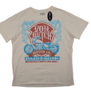 Von Dutch Motor Co. Paint Shop Graphic T-Shirt XL —  Motorcycle Biker Tee